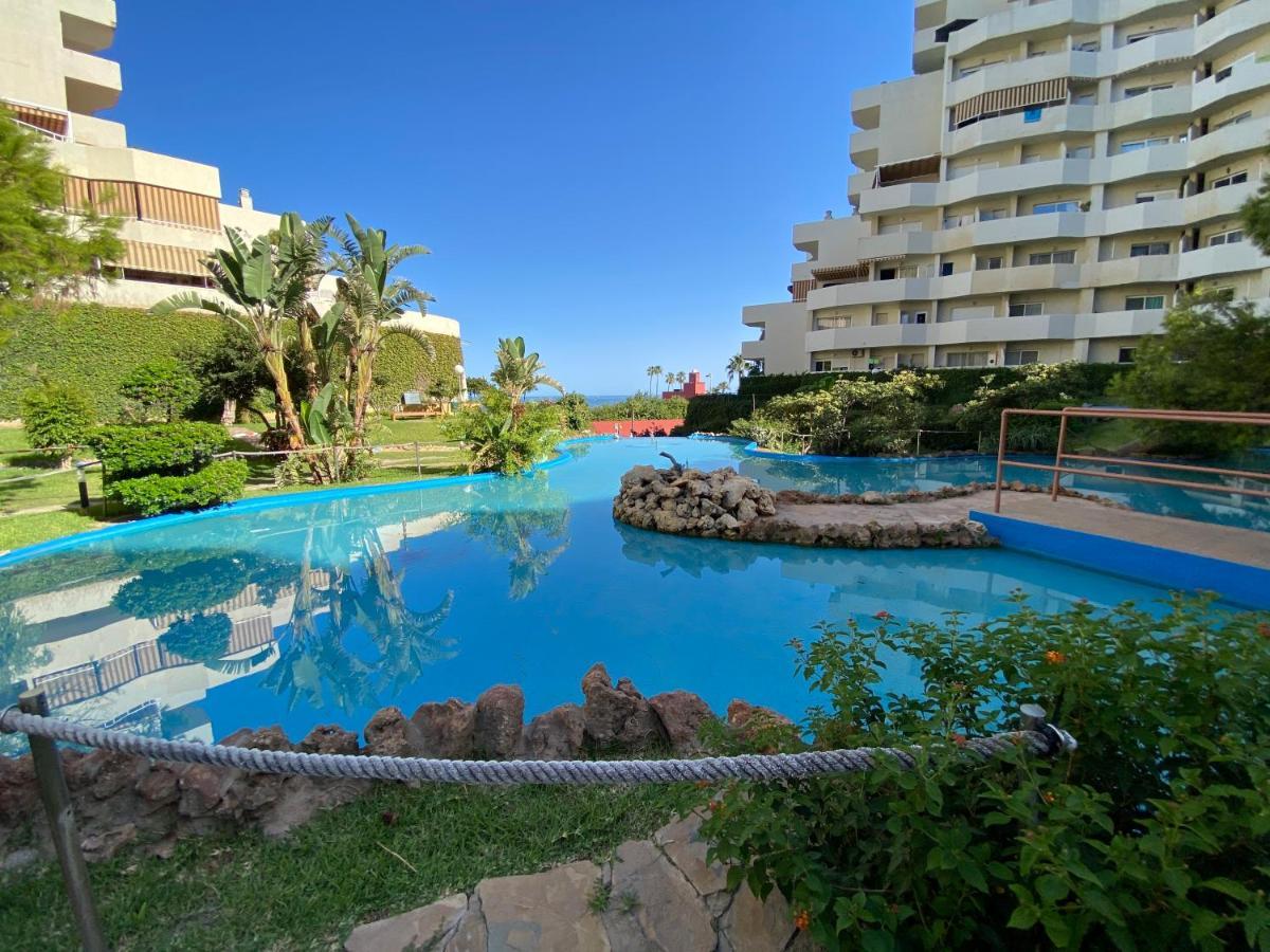 Modern Sea View Studio In Benal Beach Бенальмадена Екстер'єр фото