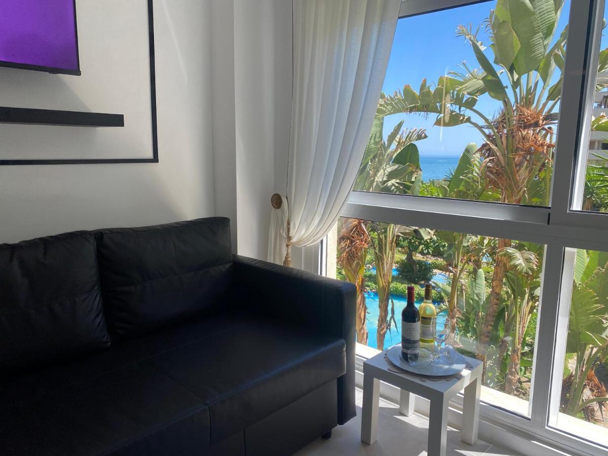 Modern Sea View Studio In Benal Beach Бенальмадена Екстер'єр фото
