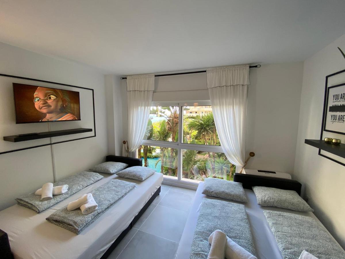 Modern Sea View Studio In Benal Beach Бенальмадена Екстер'єр фото